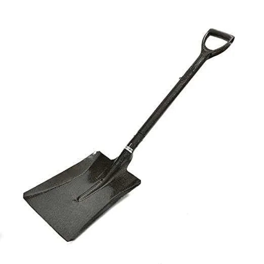 Iron Gardening Spade | Square Head Shovel for Outdoor Camping - khan American Tools
