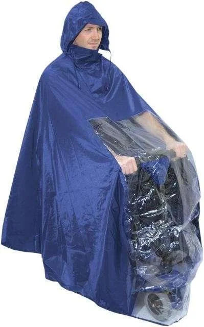 Scooter Full Weather Protection Cover | 2 in 1 Raincoat & Bike Cover