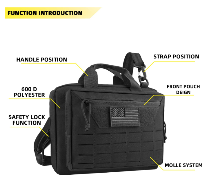 Multipurpose Bag For Daily Use | Black Side Sling Bag - khan American Tools