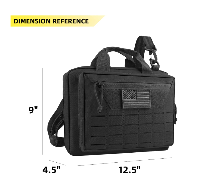 Multipurpose Bag For Daily Use | Black Side Sling Bag - khan American Tools