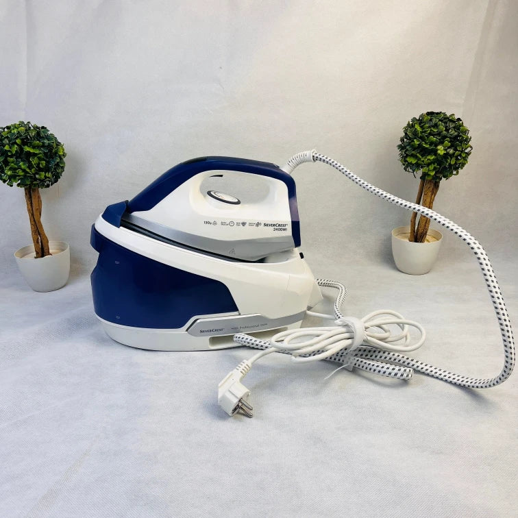 Silver Crest Steam Generator Iron |  High Pressure Electric 1.5bar Industrial Steam Iron Station
