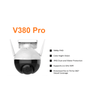 Smart Wifi Camera V380 Outdoor PTZ Color Night Vision