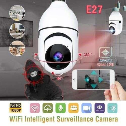 V380 Pro 720P Wireless E27 Bulb Camera Smart Security Camera WiFi 360° Panoramic | eBay 2 MP 180 Degree