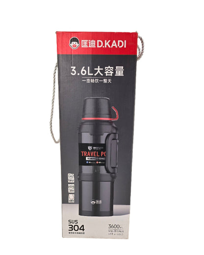 Vacuum Flask With 3.6L Capacity | Stainless Steel Water Bottle - khan American Tools