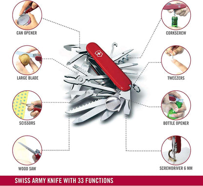 Victorinox Swiss Army Multi-tool Swisschamp Pocket Knife Full Size