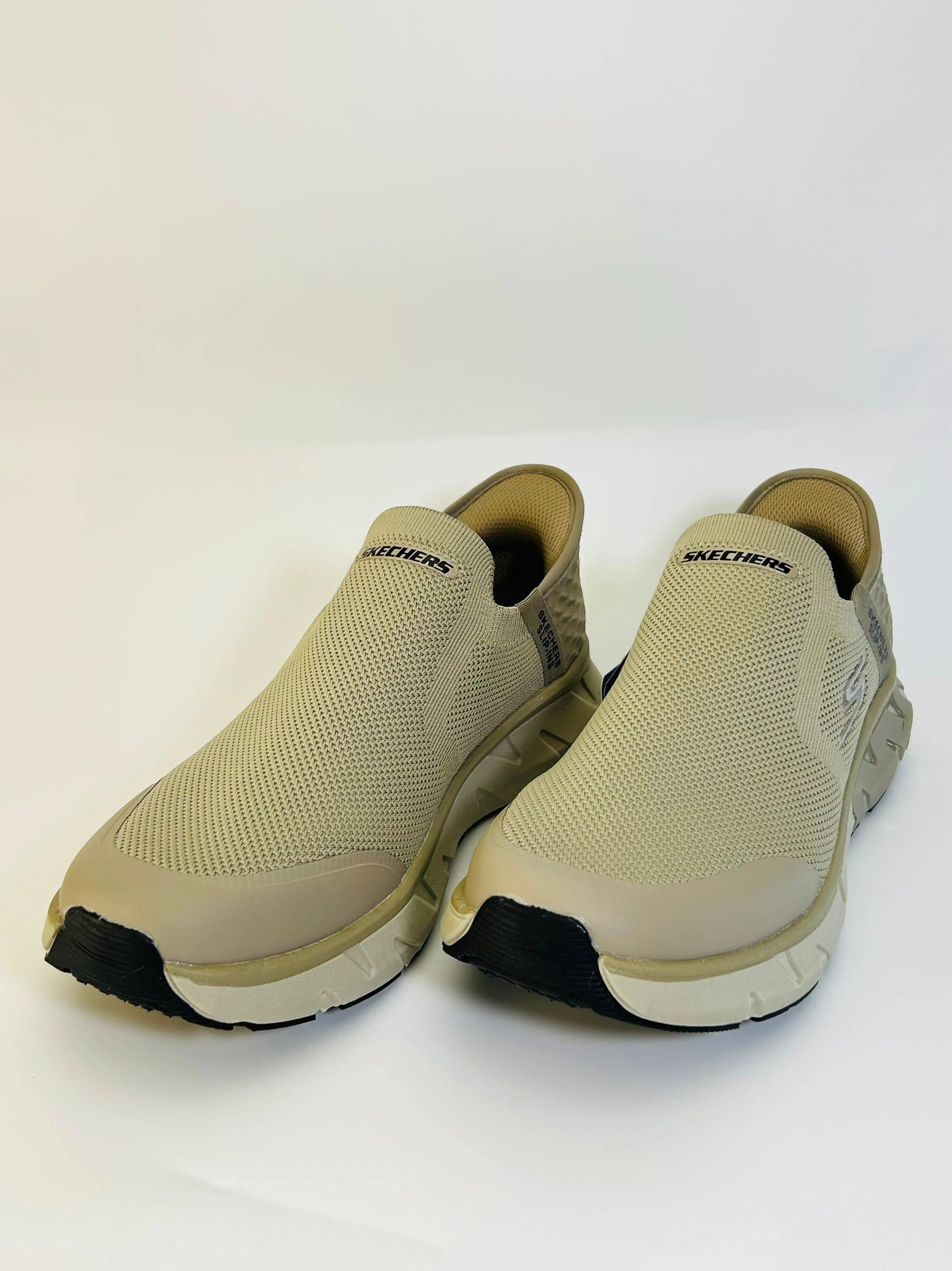 Skechers D'Lux Walker Slip In Camel Color For Men - khan American Tools
