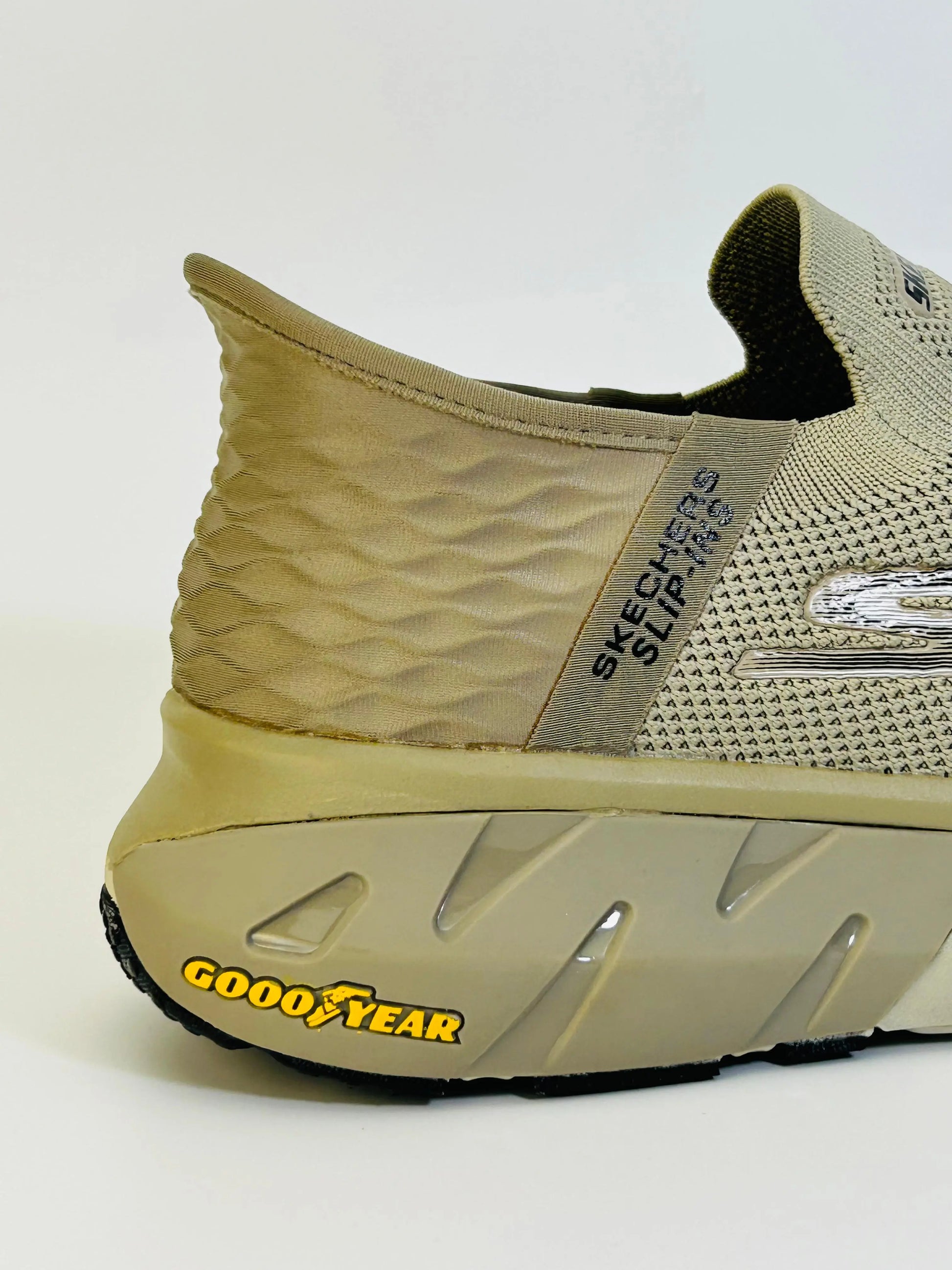 Skechers D'Lux Walker Slip In Camel Color For Men - khan American Tools