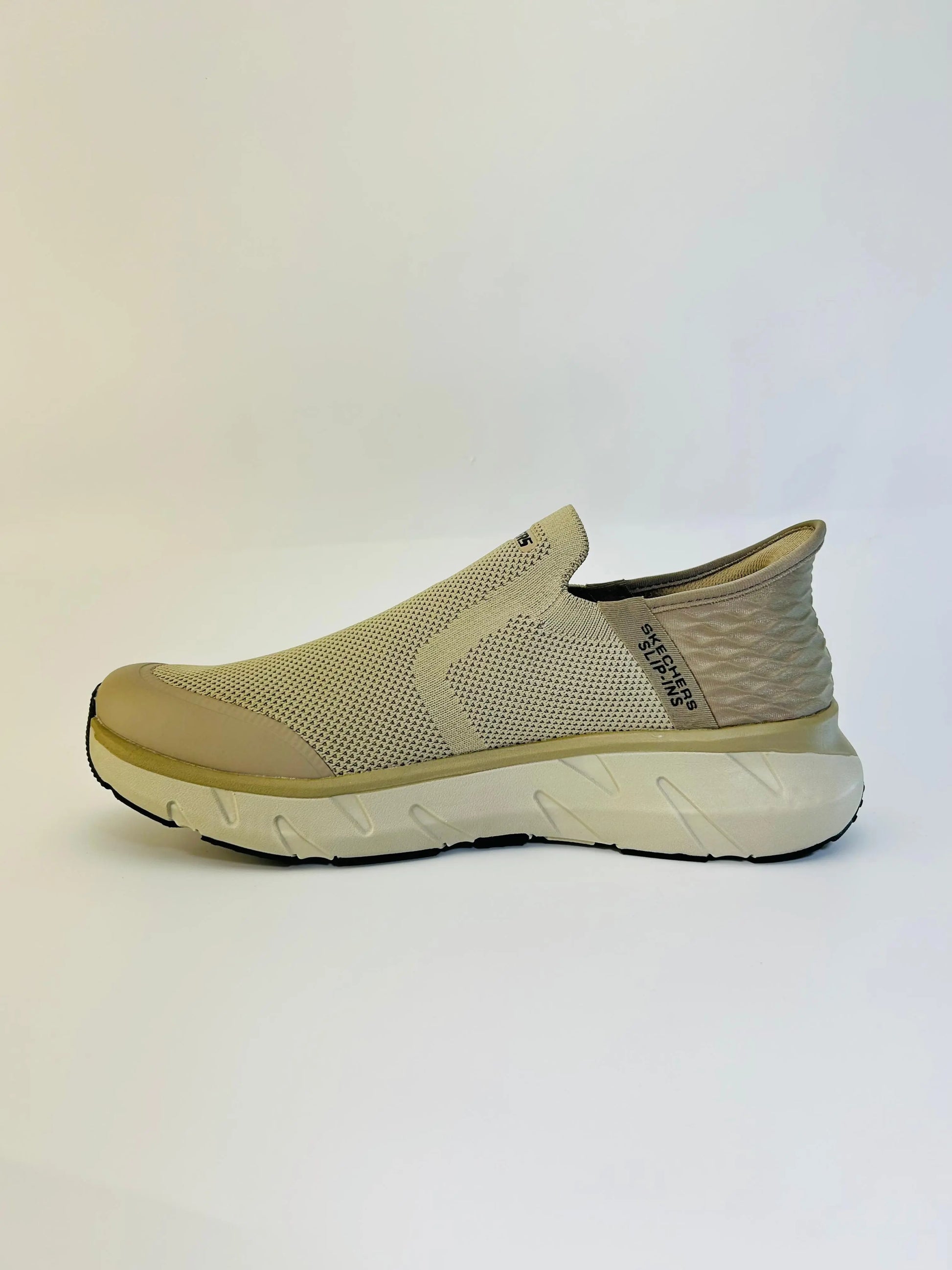 Skechers D'Lux Walker Slip In Camel Color For Men - khan American Tools