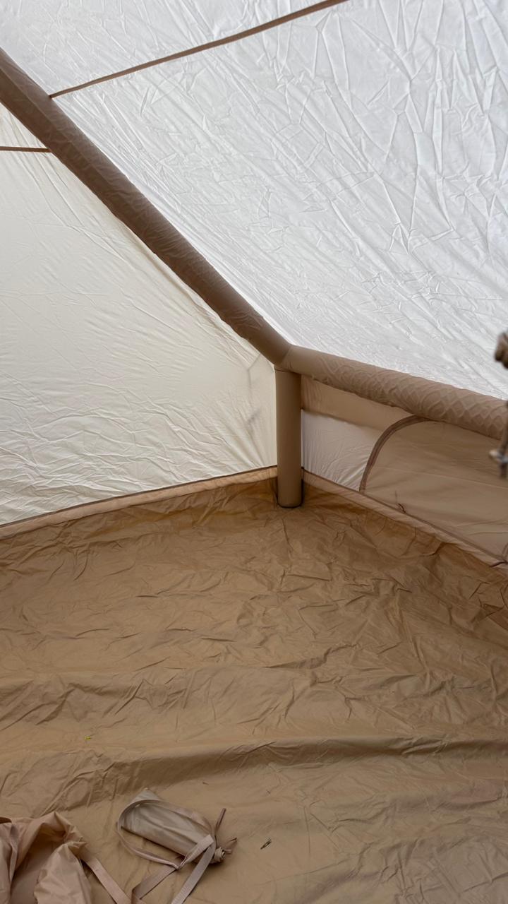 Hot Sale 5*6m Easy Setup Outdoor Waterproof Oxford Inflatable Blowup Camping Air Inflatable House Tent for Trips with Pump