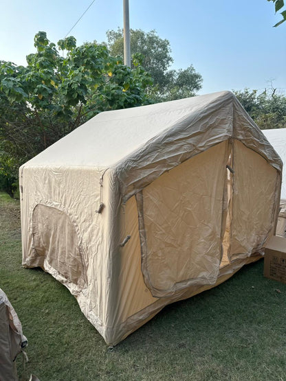 Custom Multi Persons Large Two Room Waterproof Inflatable House Air Tent Outdoor Inflatable Camping Tent