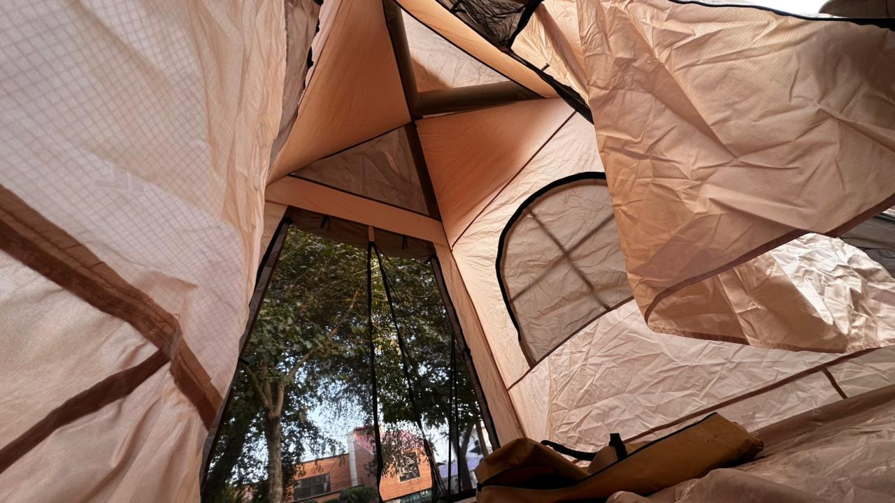 New 3-5 People Thickened Rainproof Folding Automatic Opening Camping Tent, Inflatable Tent, Outdoor Travel Supplies, Air Tent