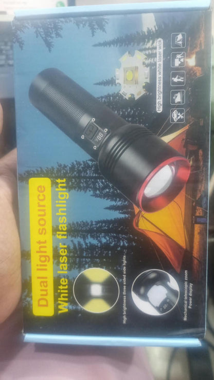 Dual Light Source White Laser Flashlight