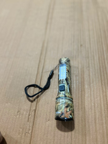 X-Balong BL-603-TG USB Rechargeable Zoomable LED Flashlight