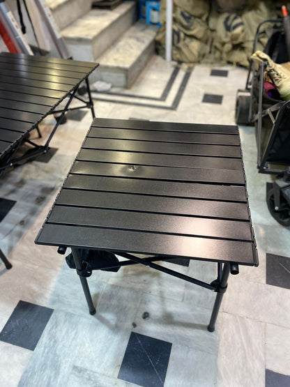 Small Portable Folding Aluminum Camping Table – Lightweight & Compact Outdoor Table