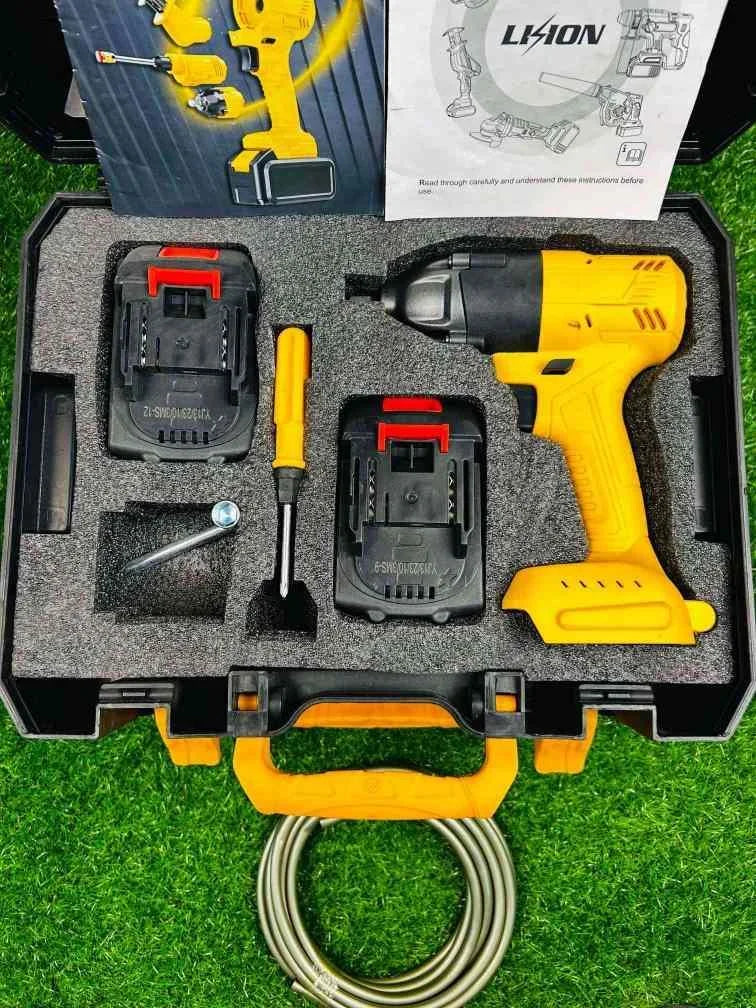 ZZL Drill set with 7 in 1 rechargeable | tool kit with 2 batteries | ZZL 12V Cordless Drill Machine Kit - khan American Tools