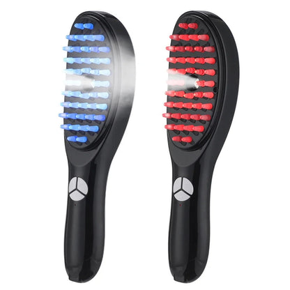 Nanofog Scalp Massage Comb – Electric 3-in-1 Vibration Massager with Nano Spray & LED Light Therapy