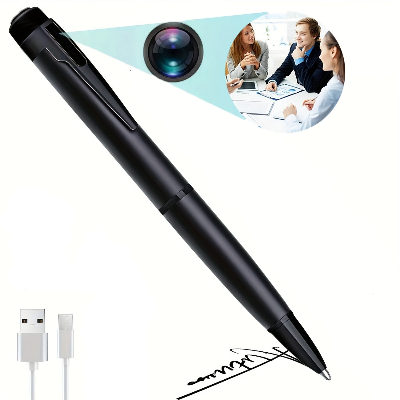 HD 1080P Spy Camera Pen | Hidden Video Recorder with Audio & Micro SD Support | HD 1080P Spy Camera Pen – Hidden Video & Audio Recorder - khan American Tools