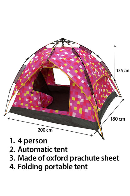 Double Layer Waterproof Automatic Tent | Water proof 4 Person Automatic Dome - khan American Tools