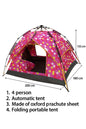 Double Layer Waterproof Automatic Tent | Water proof 4 Person Automatic Dome - khan American Tools