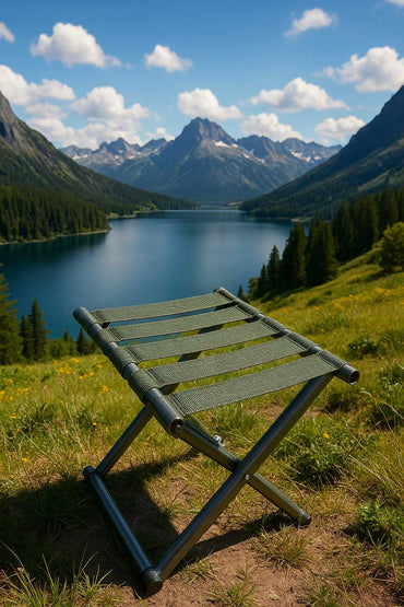 Folding Mini Chair Plus Stool | Camping chair Plus Stool Price in Pakistan | Camping Stool