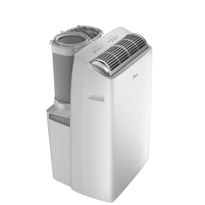 Midea DUO 12,000 BTU SACC Smart Inverter Portable Air Conditioner with Heat, White