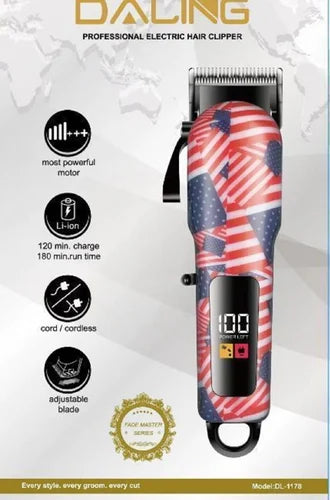 Daling DL-1178 Professional Hair Clipper | Electric Hair Trimmer With 5W Power - khan American Tools