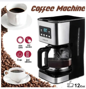 Sokany CM.121E Coffee Maker | Stainless Steel 850W Coffee Maker - khan American Tools