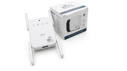 WiFi Repeater with Hidden Spy Camera – Dual Antenna Range Extender & Secret Camera
