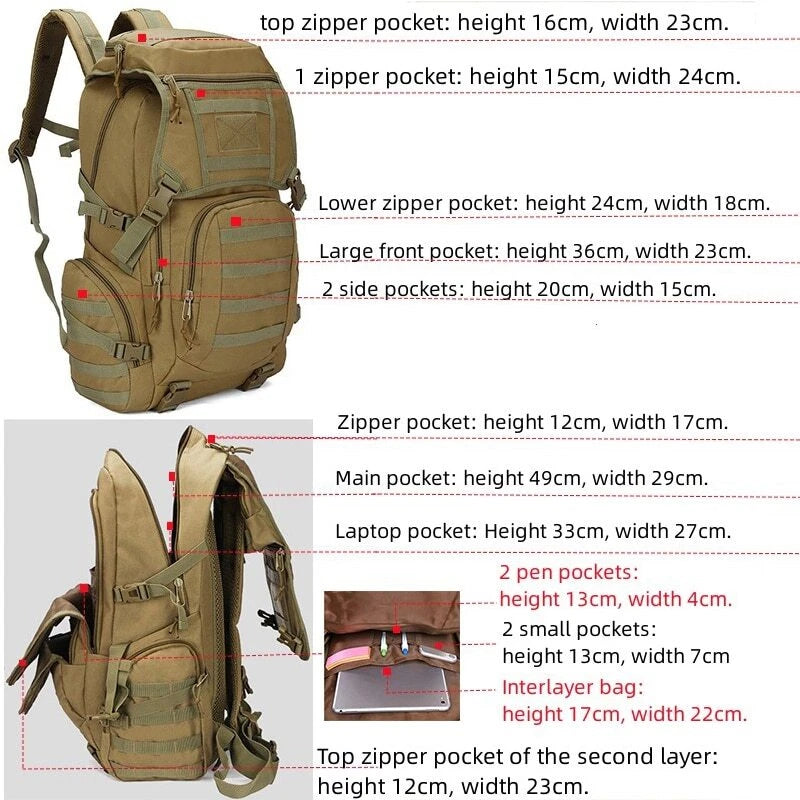 Military Bag For Men | Men's Shouder Bag - khan American Tools
