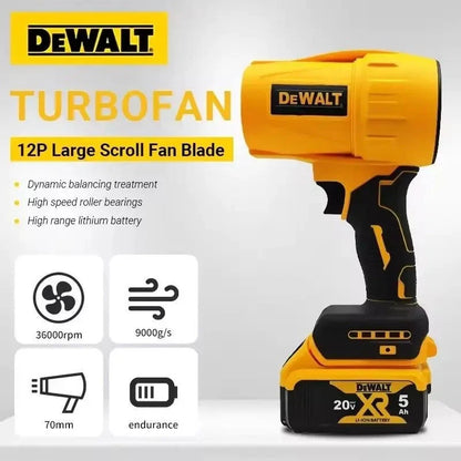 Dewalt Brushless Cordless Air Blower 30000RPM Turbo Fan Handheld Violent Fan