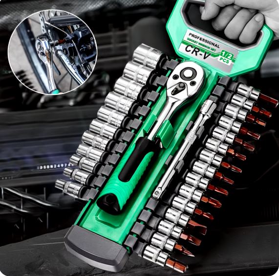 1/4 inch Ratchet Socket Wrench Set