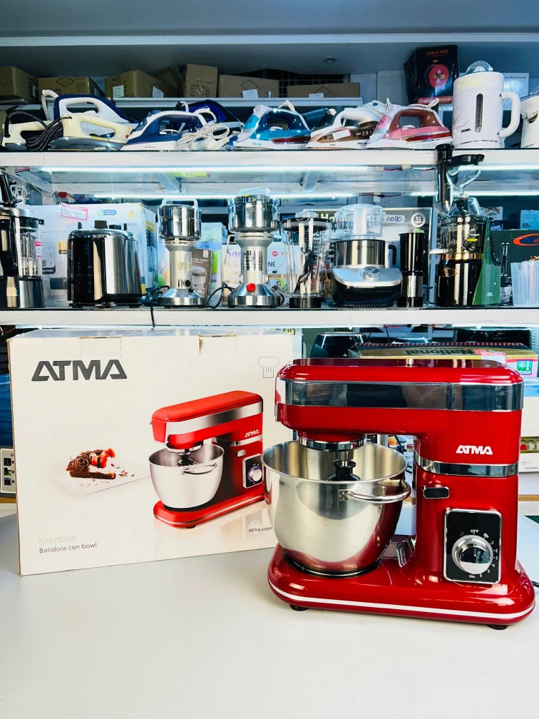 Atma BP8753RE Stand Mixer | Professional Stand Mixer With Steel Bowl - khan American Tools