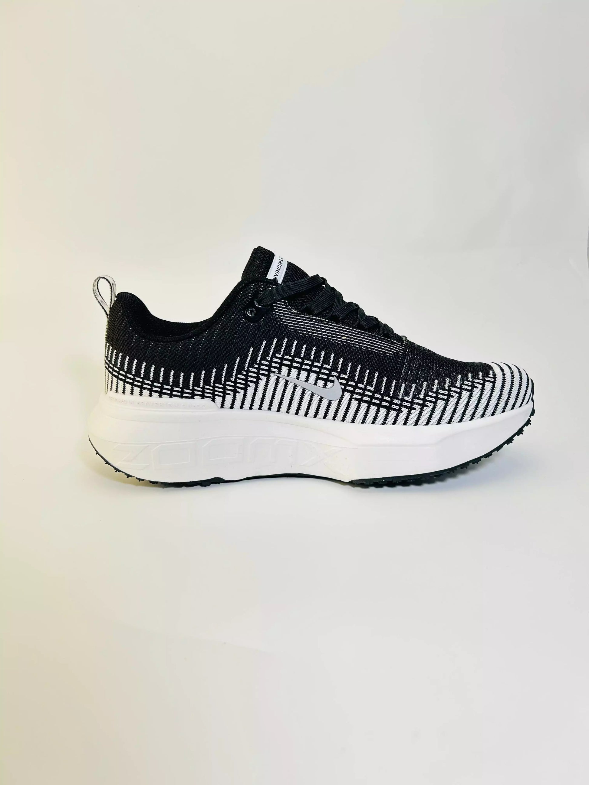 Nike Invisible Zoom X 3 Road Unisex White & Black Shoes For Men - khan American Tools